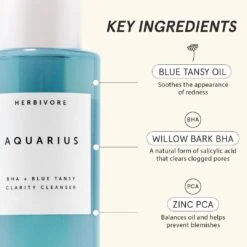 Aquarius BHA + Blue Tansy Clarity Cleanser -Beauty Essence Shop AQUA 1101140 3