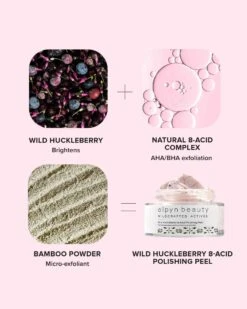 Wild Huckleberry 8-Acid Polishing Peel 13 Wild Huckleberry 8-Acid Polishing Peel -Beauty Essence Shop AlpynBeauty WildHuckleberryPolishingPeel Ingredients 05