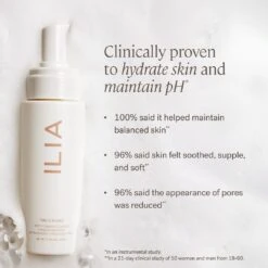 The Cleanse Soft Foaming Cleanser -Beauty Essence Shop ILIA 2023 Cleanser Clinicals 2000x2000 1