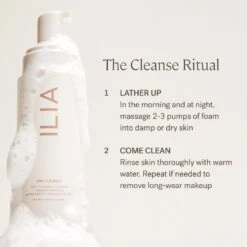 The Cleanse Soft Foaming Cleanser -Beauty Essence Shop ILIA 2023 Cleanser How To 2000x2000 1