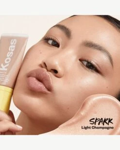 Glow I.V. Vitamin-Infused Skin Enhancer -Beauty Essence Shop Kosas2023 GlowI.V PDP 02 Spark Shade