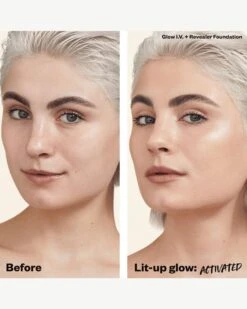 Glow I.V. Vitamin-Infused Skin Enhancer -Beauty Essence Shop Kosas2023 GlowI.V PDP 03 Revive B A