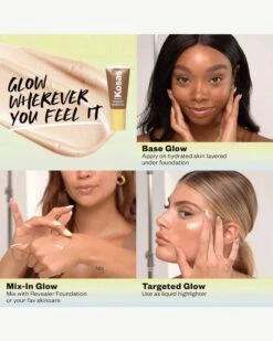 Glow I.V. Vitamin-Infused Skin Enhancer -Beauty Essence Shop Kosas2023 GlowI.V PDP 04 HowToWear