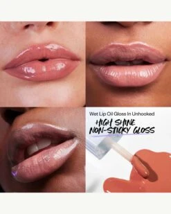 The Wet Set: Undressed Duo -Beauty Essence Shop Kosas TheWetSet UndressedDuo lipsgrid lipoilgloss unhooked 5