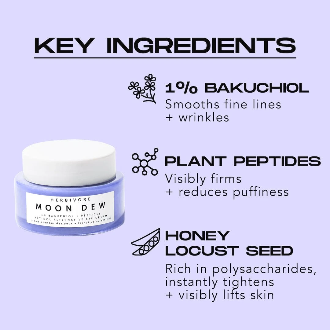 Moon Dew 1% Bakuchiol + Peptides Retinol Alternative Eye Cream 8 Moon Dew 1% Bakuchiol + Peptides Retinol Alternative Eye Cream - Image 6