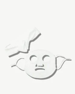 Pure Luxury Organic Reusable Sheet Mask With Matching Spa Headband