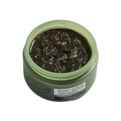Coffee Body Scrub With Lemongrass -Beauty Essence Shop PackshotLemongrassPotOpen2