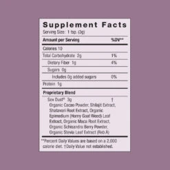 Sex Dust -Beauty Essence Shop SexDust Jar SupplementFacts