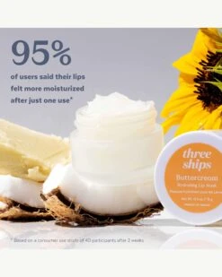 Buttercream Hydrating Lip Mask -Beauty Essence Shop ThreeShips ButtercreamLipMask Clinicals 03