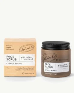 Coffee Face Scrub Citrus Blend -Beauty Essence Shop UpCircle FaceScrubCitrus Box 02